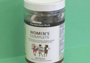Women's Complete multivitamin supplement bottle.